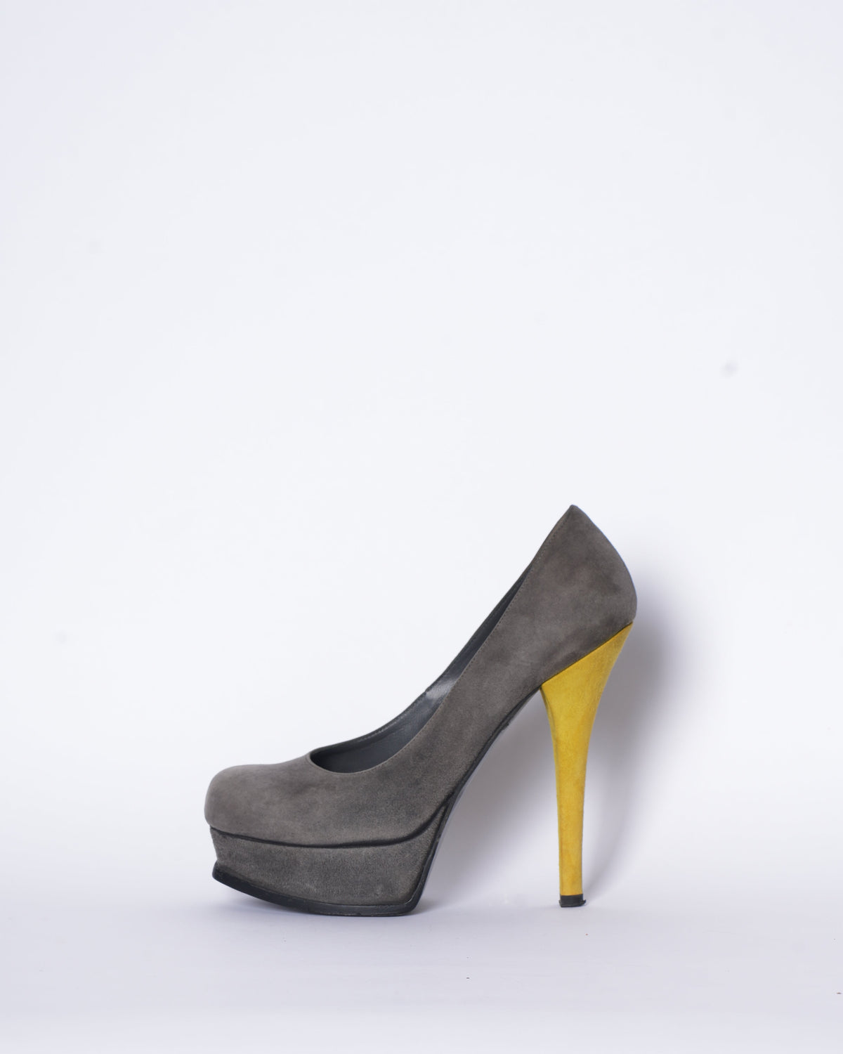 Fendi Suede Grey Platforms Rovelle Bags