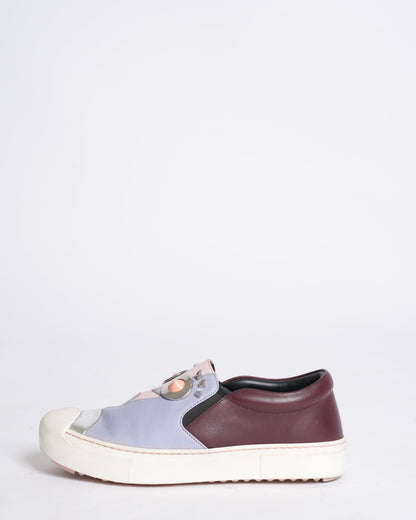 Fendi Women's Cap-Toe Monster Skate Sneakers Slide-In Loafers Rovelle Bags