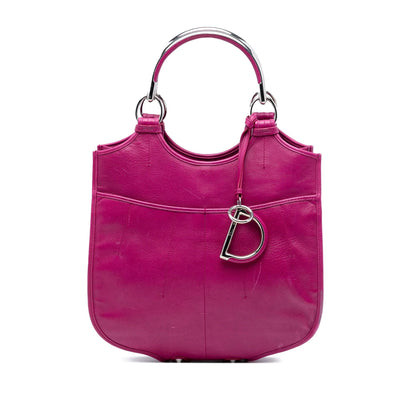 Pink Dior Medium Leather 61 Hobo Rovelle Bags