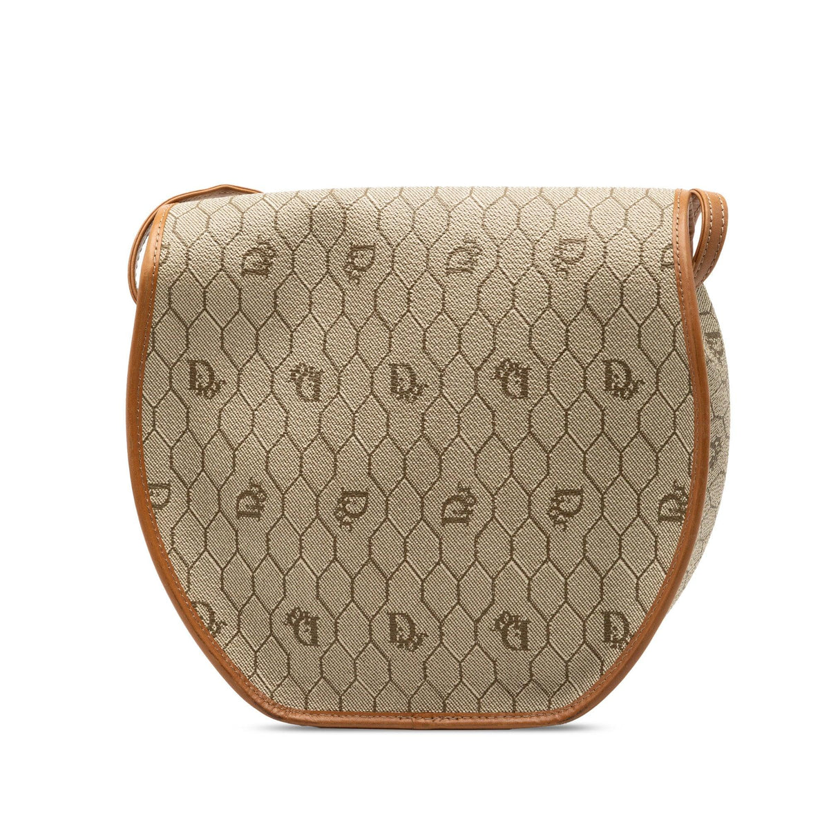 Brown Dior Honeycomb Canvas Crossbody Rovelle Bags