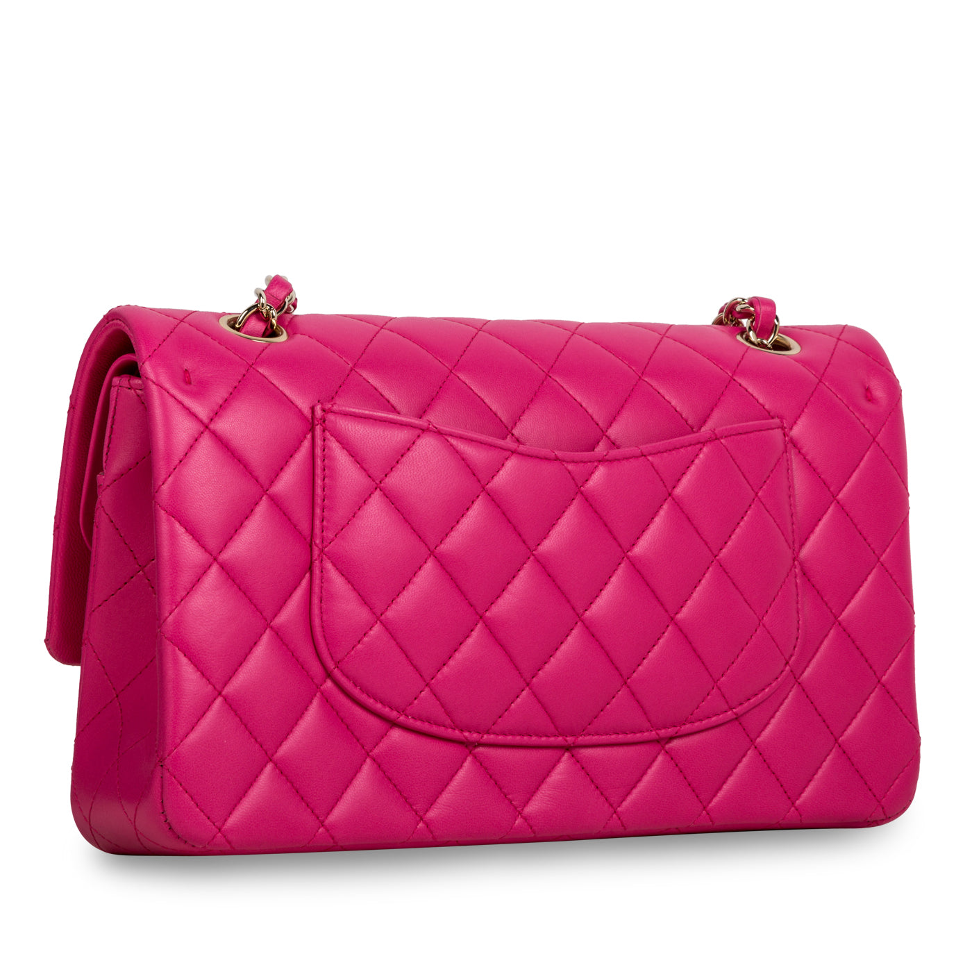 Chanel Classic Flap Lambskin Gold Shoulder Bag Style 39 Rovelle Bags