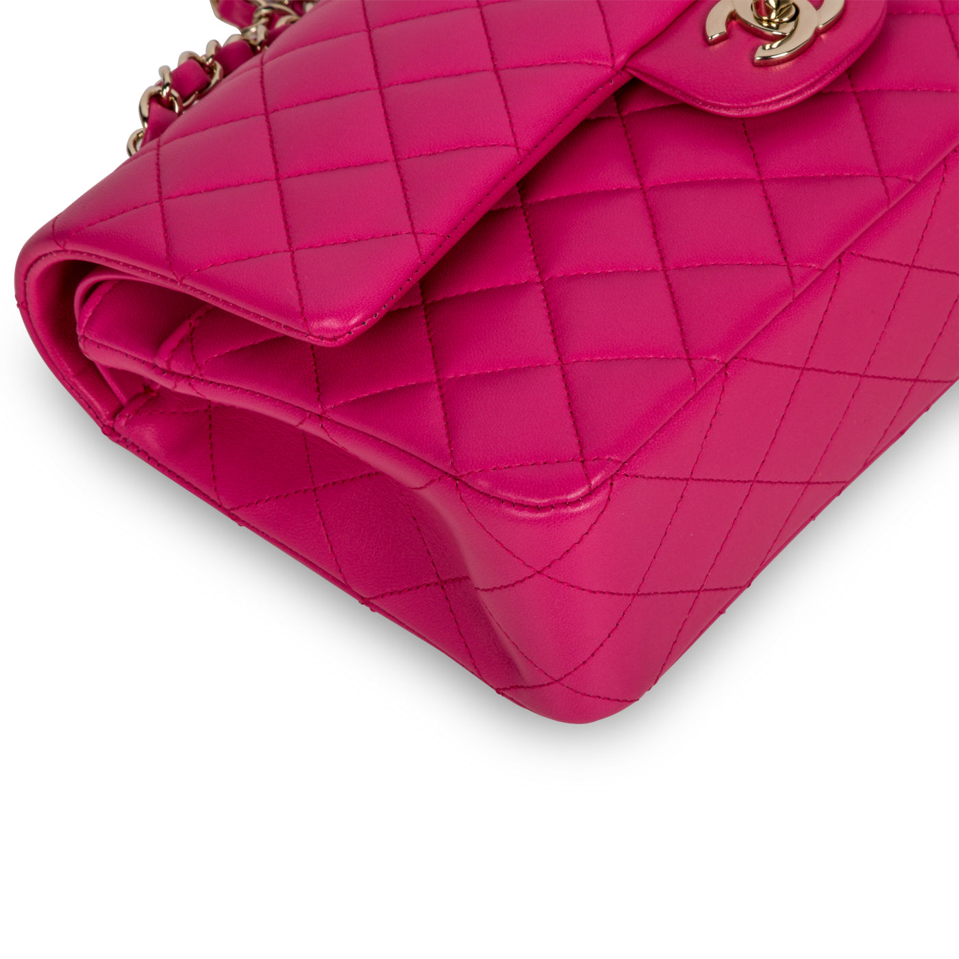 Chanel Classic Flap Lambskin Gold Shoulder Bag Style 39 Rovelle Bags