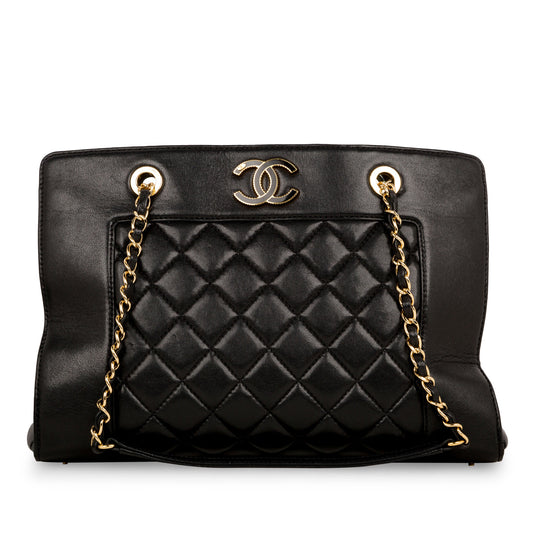 Chanel Timeless Lambskin Black Tote Bag Lambskin Rovelle Bags