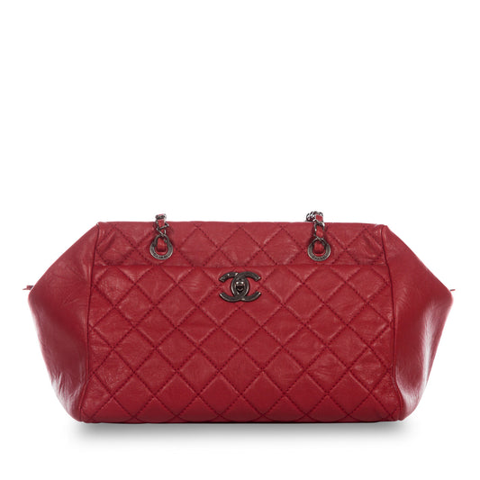 Chanel Timeless Calfskin Red Tote Bag Rovelle Bags