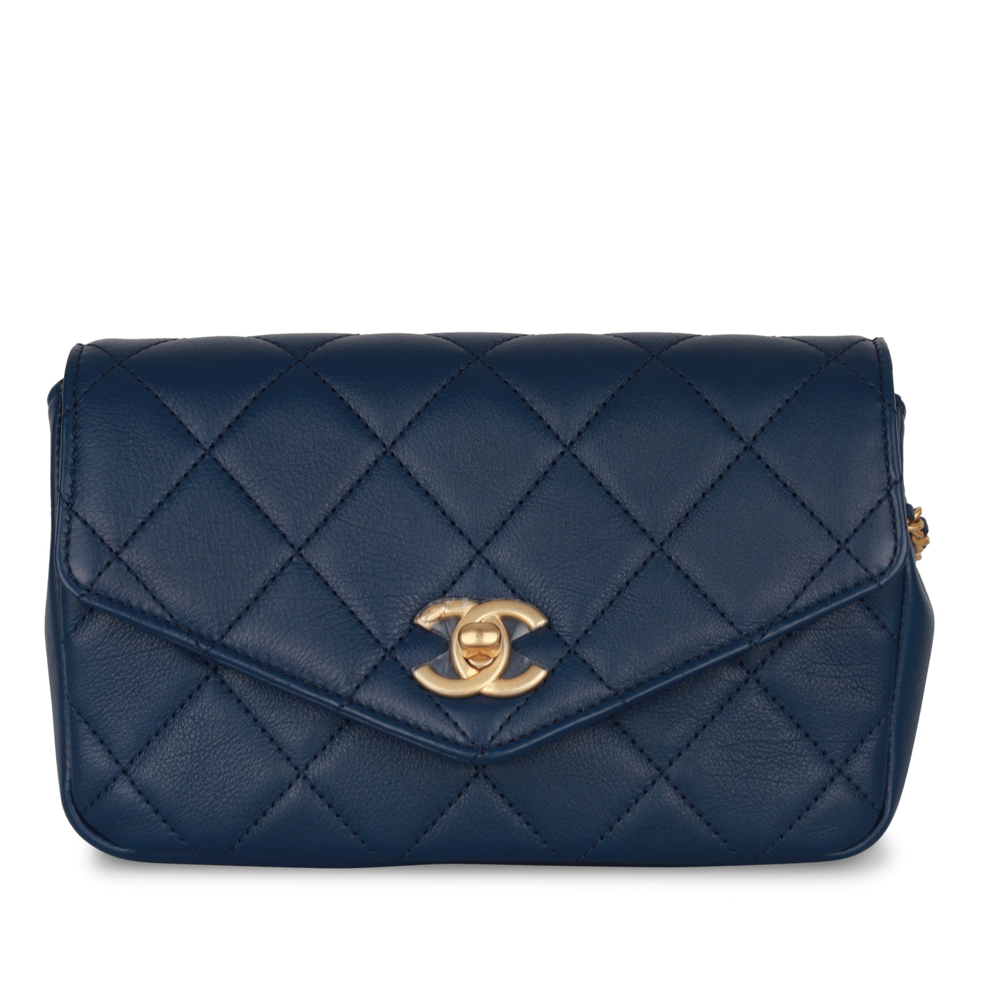 Chanel Luxury Leather Gold Handbag Style 16 Rovelle Bags