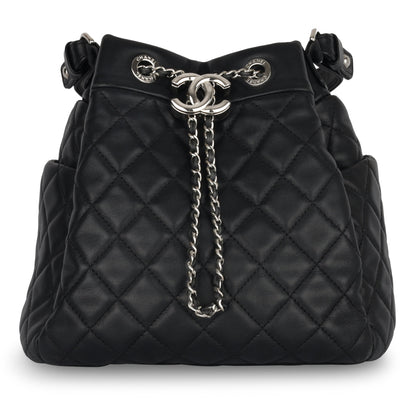 Chanel Luxury Lambskin Black Handbag Style 13 Rovelle Bags