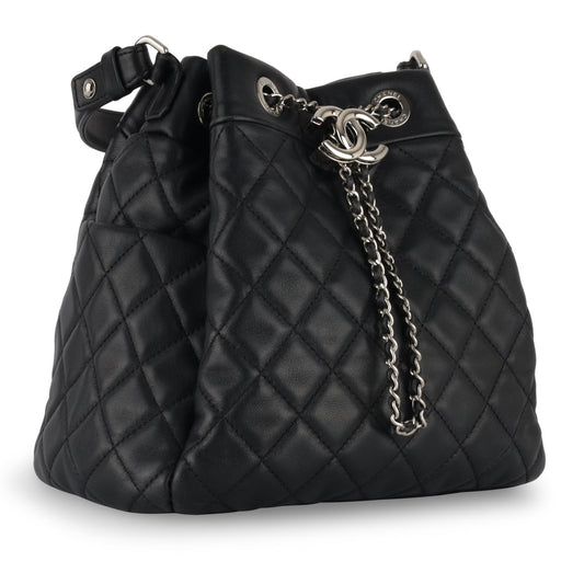 Chanel Luxury Lambskin Black Handbag Style 13 Rovelle Bags