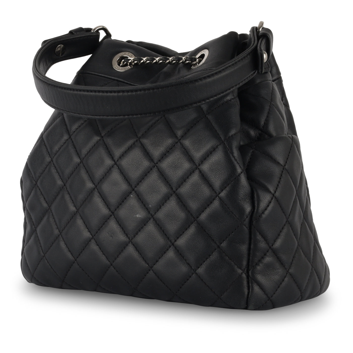 Chanel Luxury Lambskin Black Handbag Style 13 Rovelle Bags