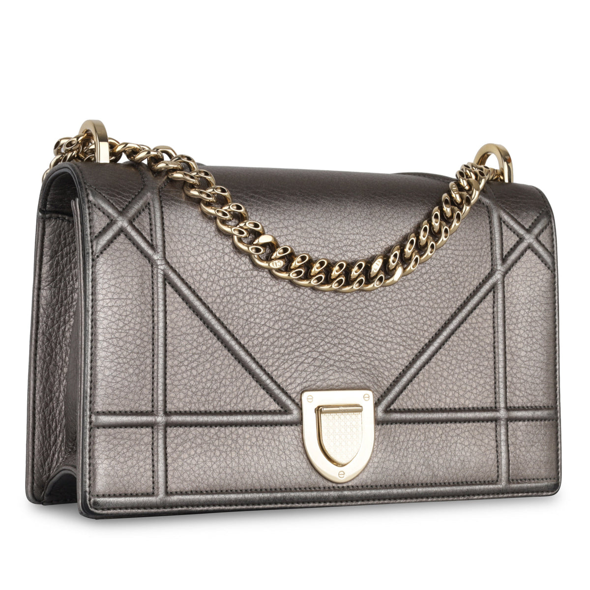 Dior Chain Leather Shoulder Bag Rovelle Bags