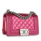 Chanel Boy Bag Leather Black Shoulder Bag Style 4 Rovelle Bags