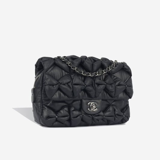 Chanel Seasonal Draped Fabric Flap Rovelle Bags