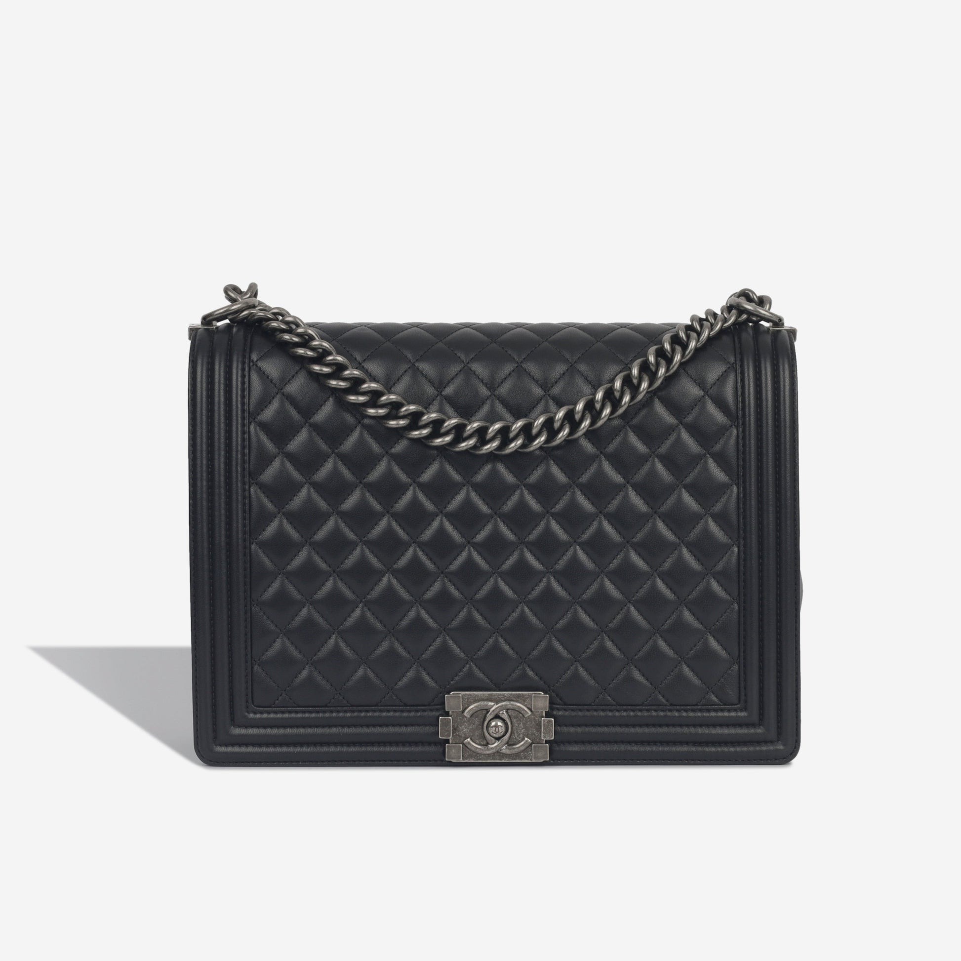 Chanel Classic Flap Lambskin Black Shoulder Bag Style 301 Rovelle Bags