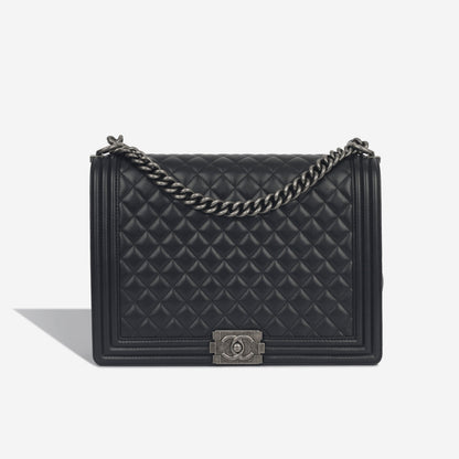 Chanel Classic Flap Lambskin Black Shoulder Bag Style 301 Rovelle Bags