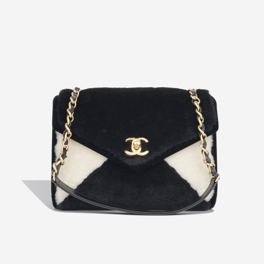 Chanel Small Envelope Flap Bag - Shearling Rovelle Bags
