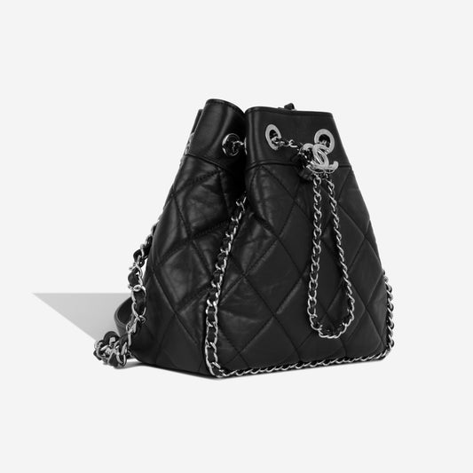 Chanel Quilted Drawstring Bucket Rovelle Bags