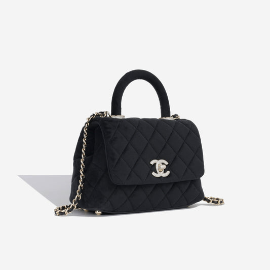 Chanel Mini Coco Handle - Velvet Rovelle Bags