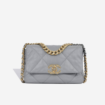 Chanel Chanel 19 Quilted Gold Shoulder Bag Quilted Rovelle Bags