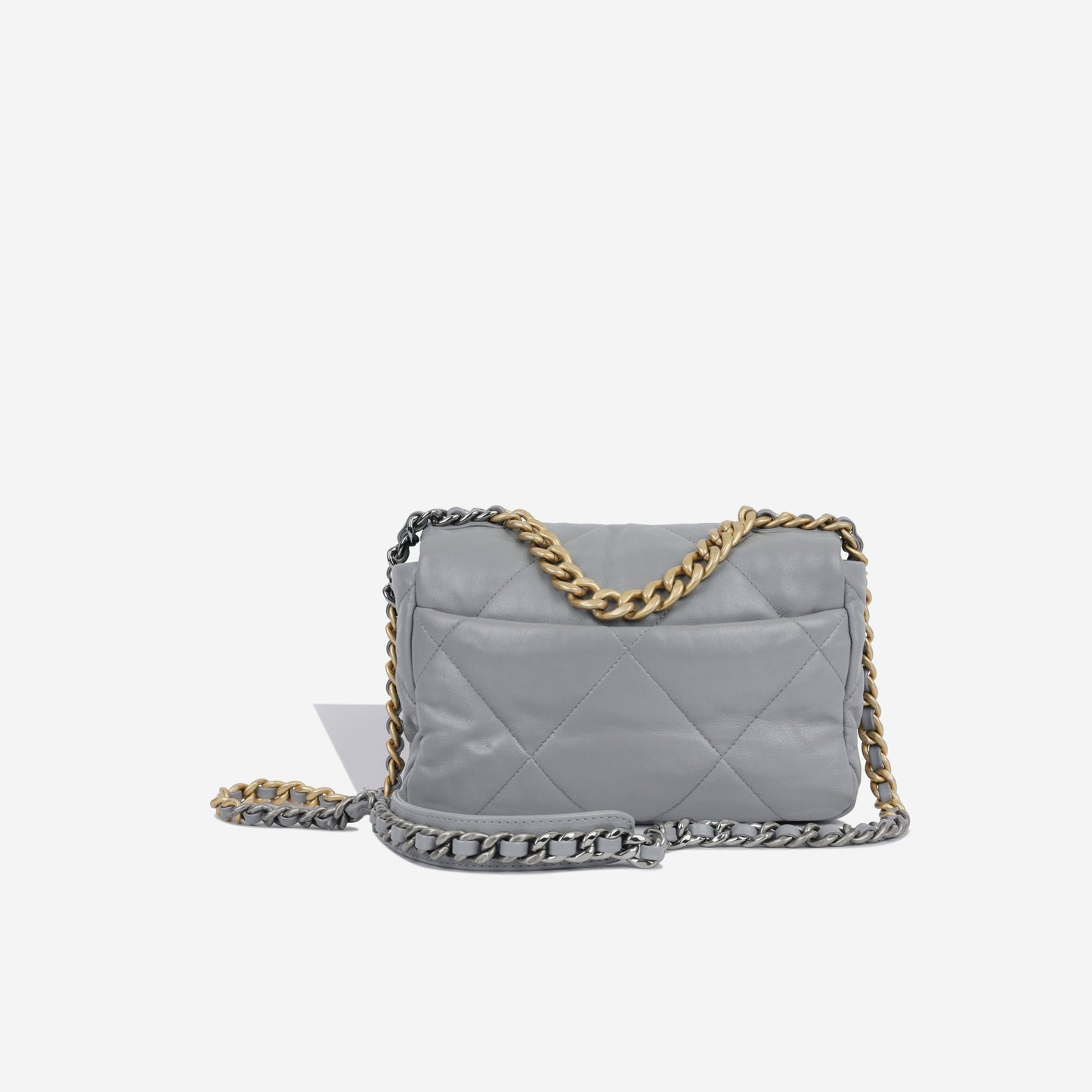 Chanel Chanel 19 Quilted Gold Shoulder Bag Quilted Rovelle Bags