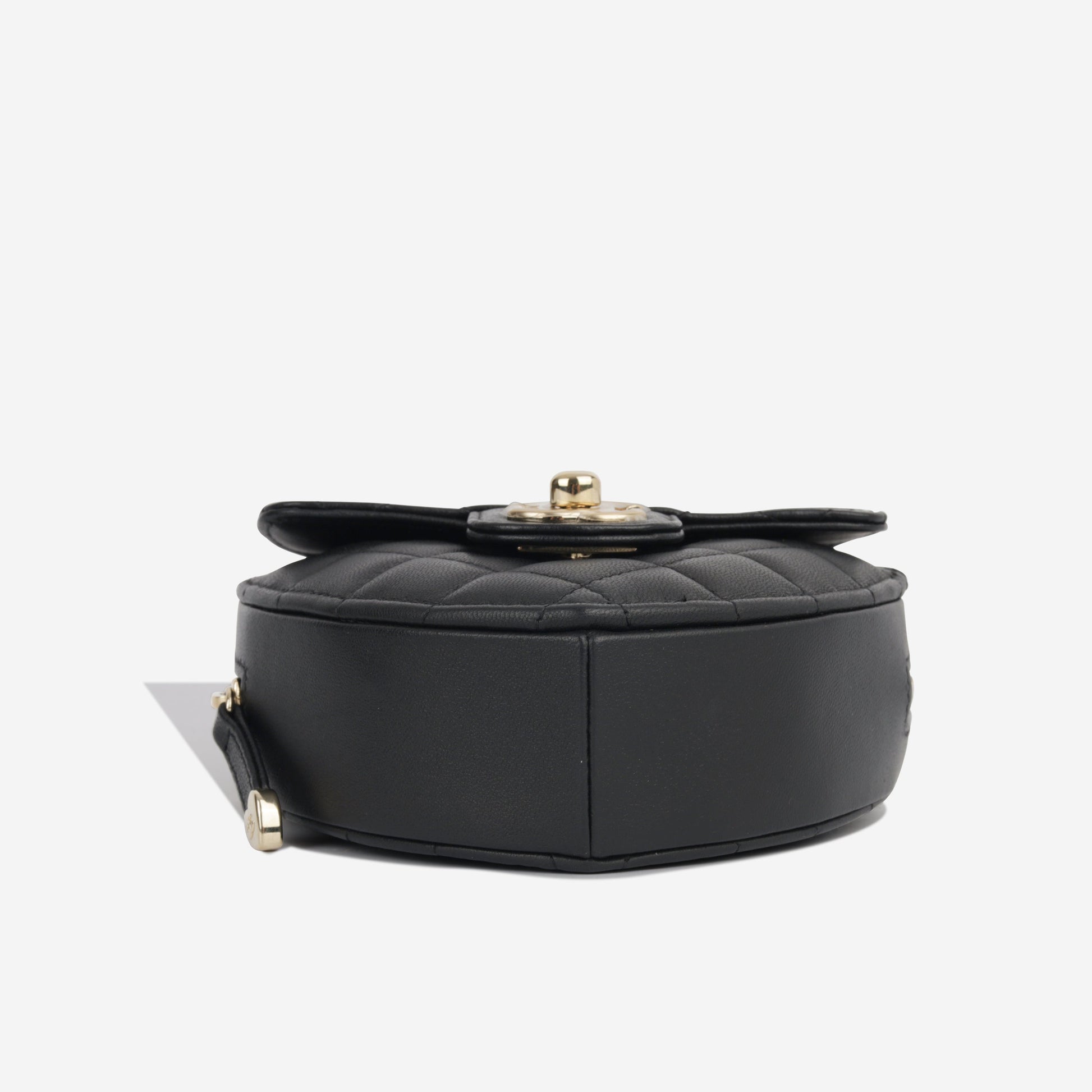 Chanel Luxury Lambskin Black Handbag Style 14 Rovelle Bags