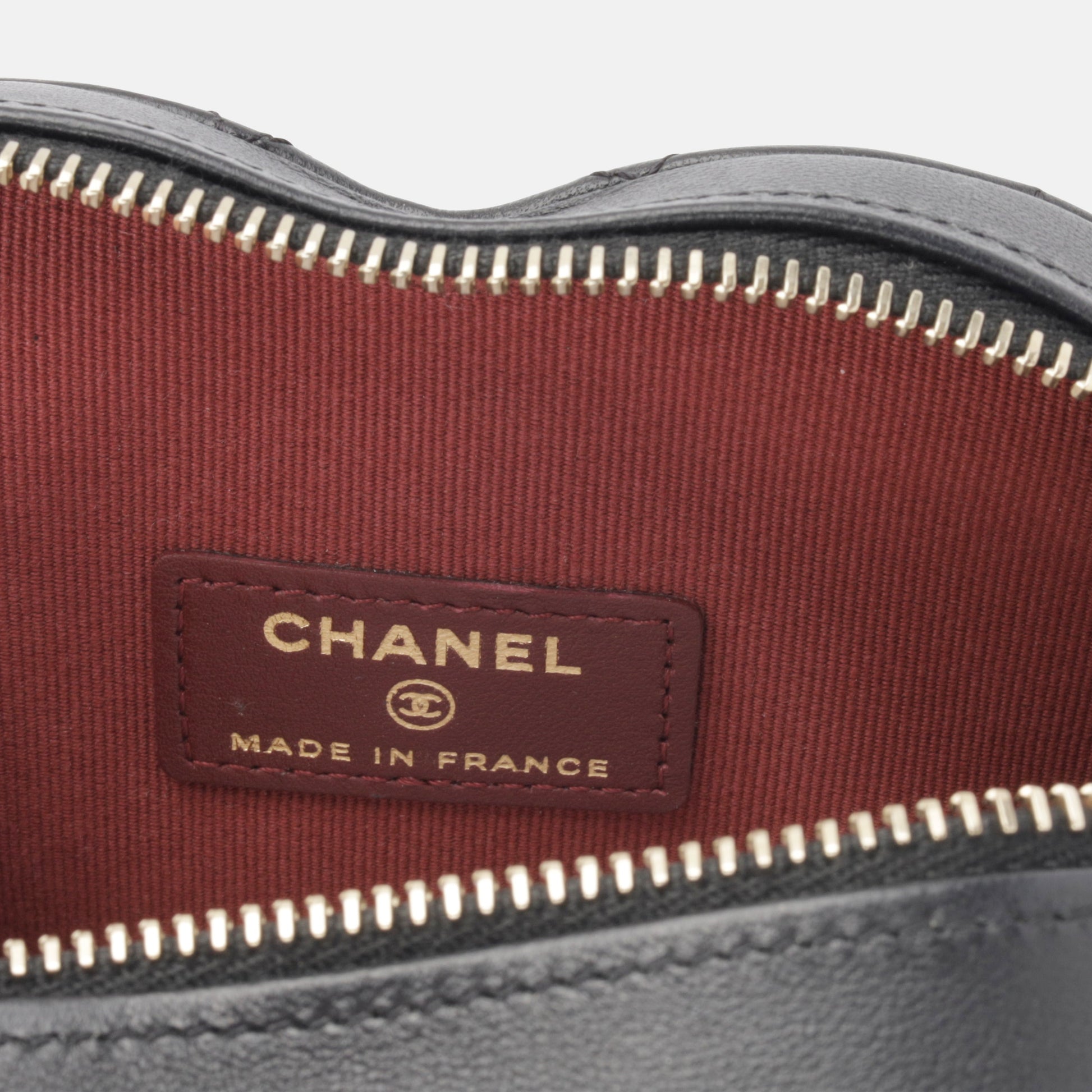 Chanel Luxury Lambskin Black Handbag Style 15 Rovelle Bags