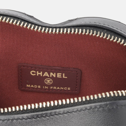 Chanel Luxury Lambskin Black Handbag Style 15 Rovelle Bags