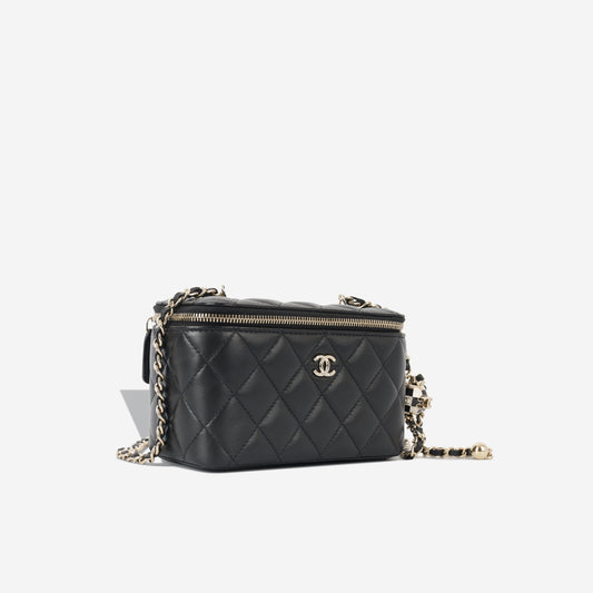 Chanel Mini Pearl Crush Vanity On Chain Rovelle Bags