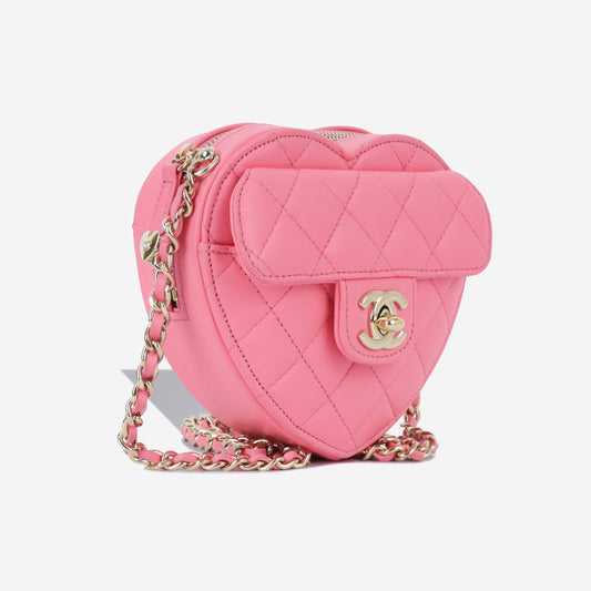 Chanel Luxury Lambskin Gold Handbag Style 15 Rovelle Bags