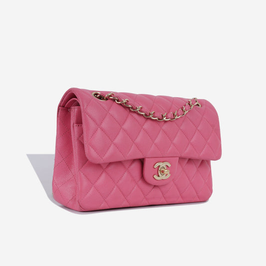 Chanel Small Classic Flap Bag - Pink Caviar Rovelle Bags