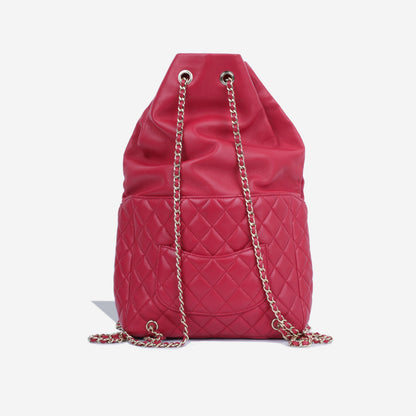 Chanel Luxury Lambskin Gold Backpack Style 2 Rovelle Bags