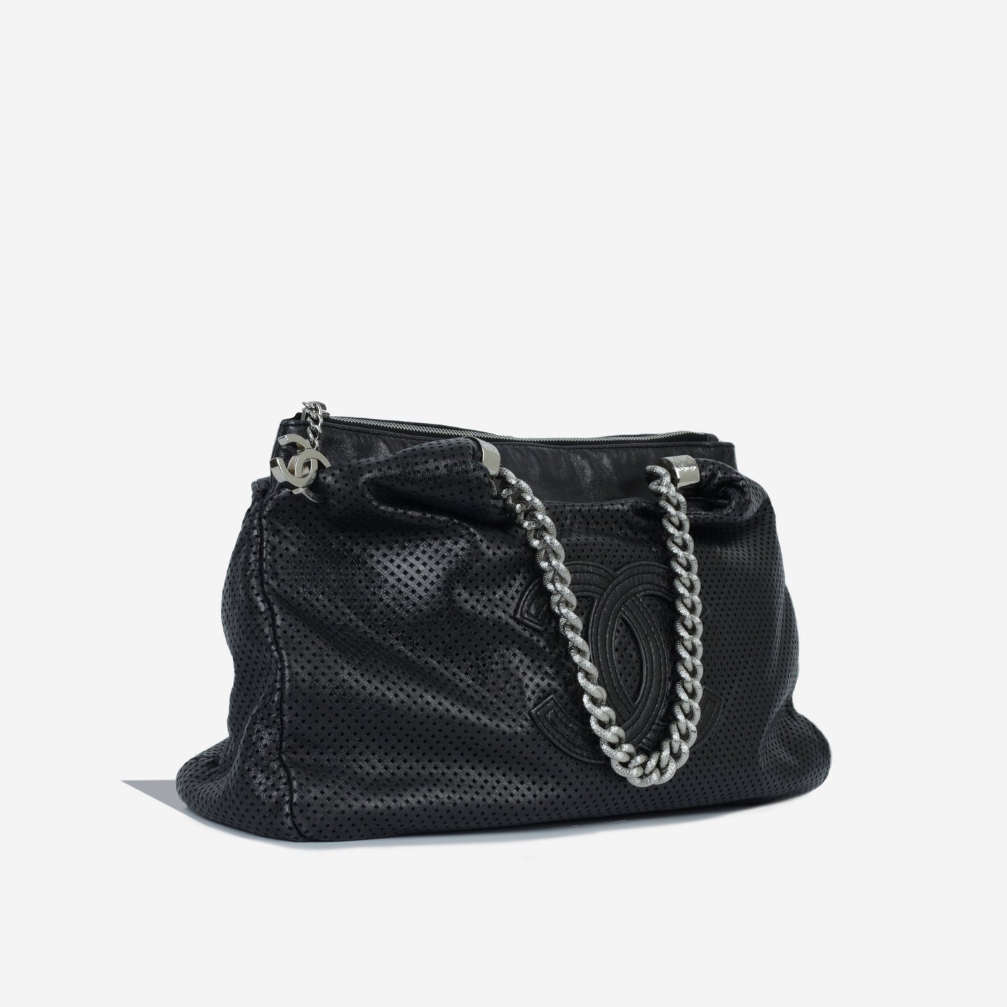 Chanel Luxury Leather Black Tote Bag Leather Rovelle Bags