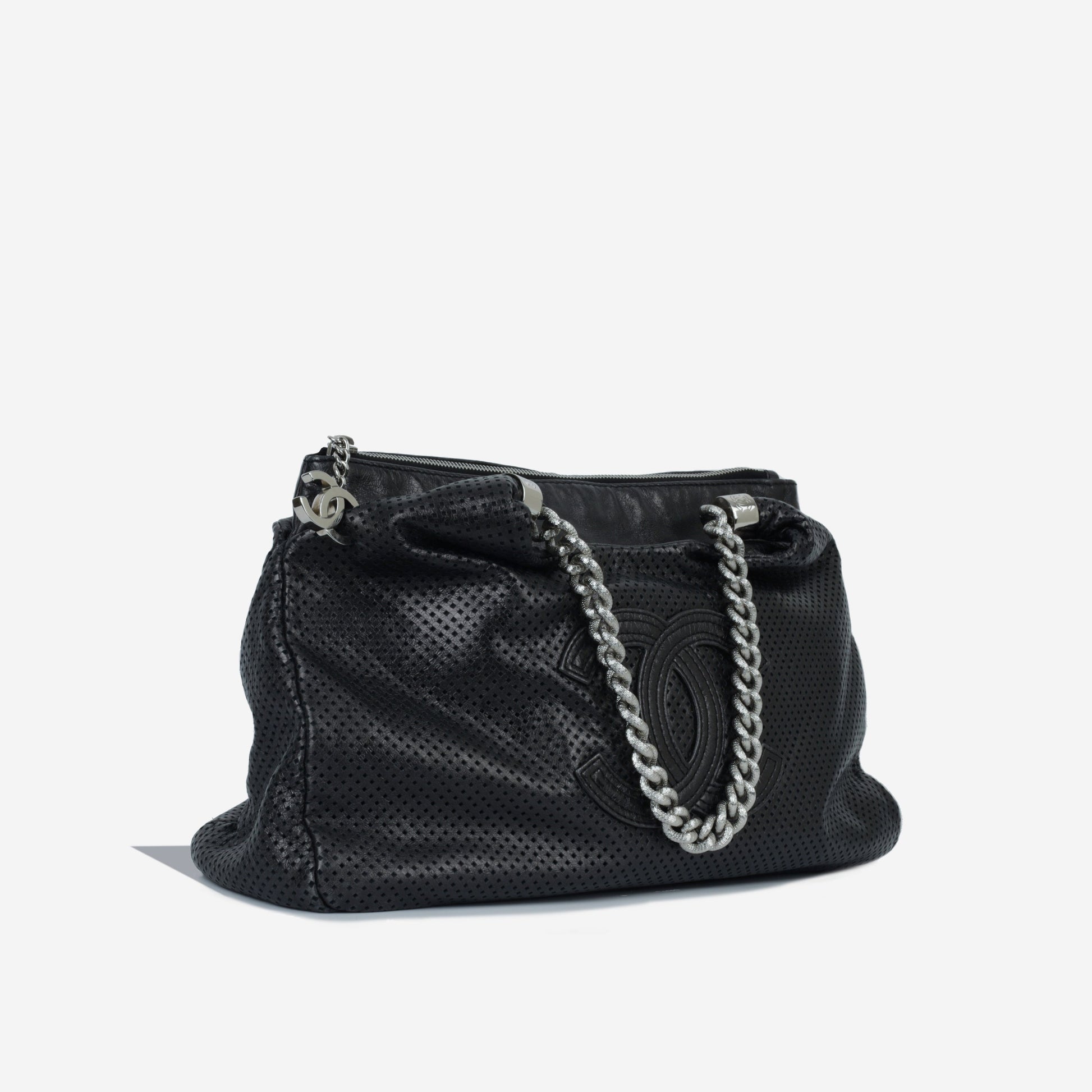 Chanel Luxury Leather Black Tote Bag Leather Rovelle Bags