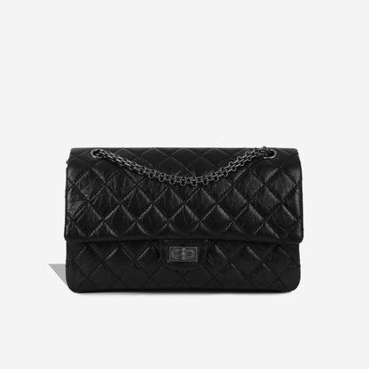Chanel Classic Flap Calfskin Black Shoulder Bag Calfskin Rovelle Bags