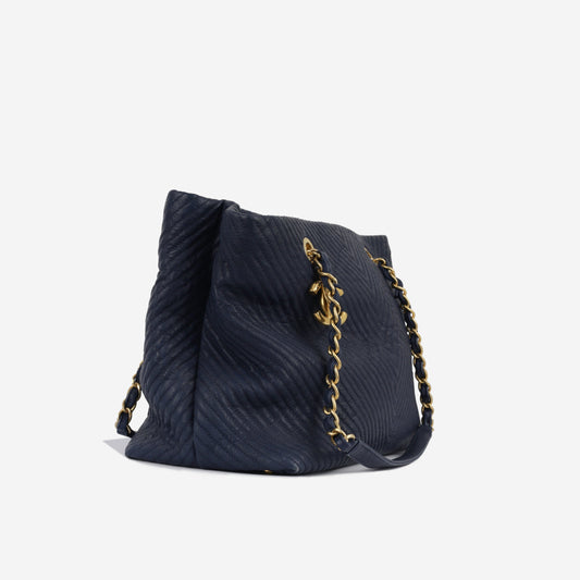 Chanel Shopping Tote Lambskin Gold Tote Bag Rovelle Bags