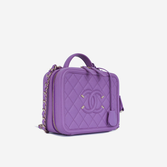Chanel Vanity Caviar Black Clutch Caviar Rovelle Bags