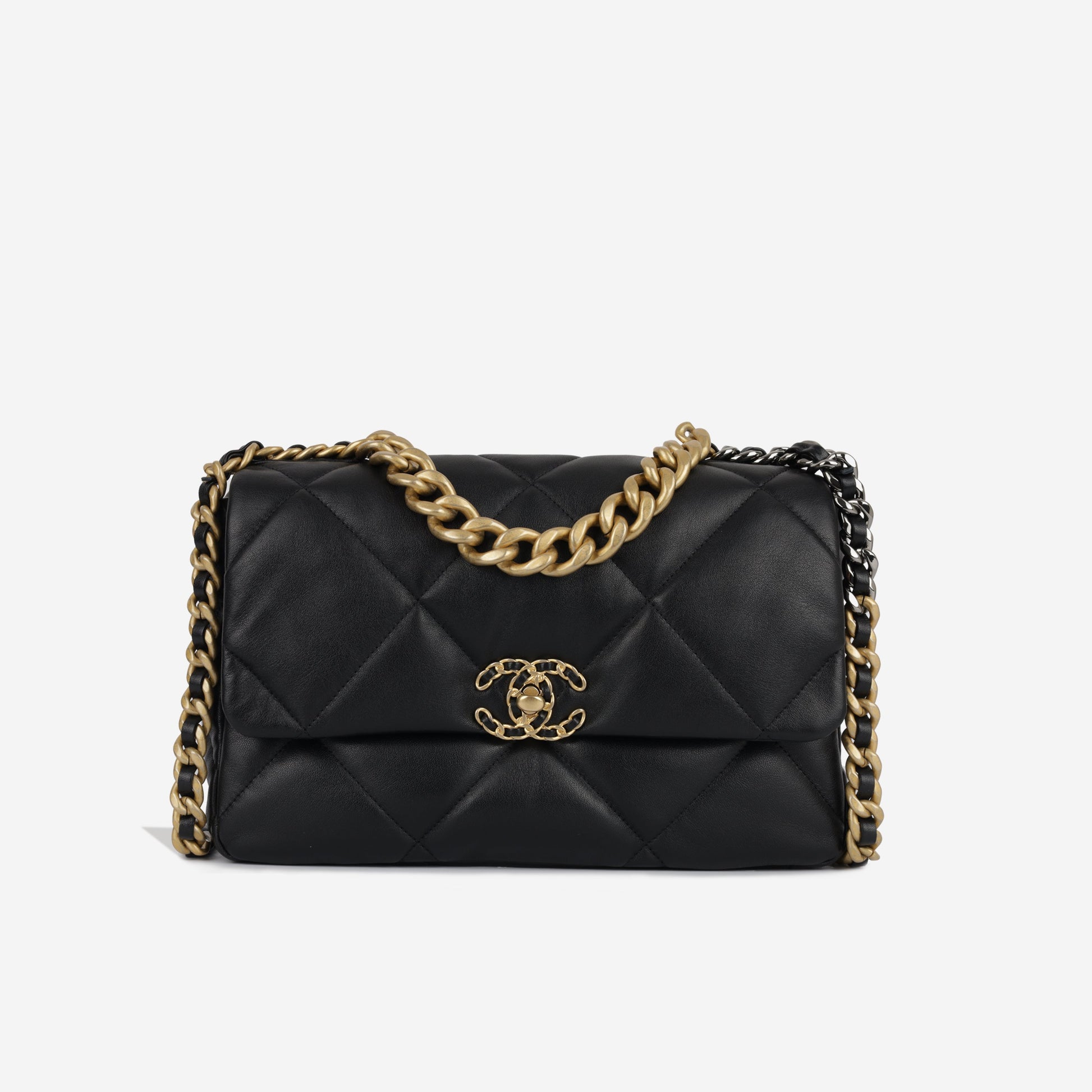 Chanel Chanel 19 Leather Black Shoulder Bag Rovelle Bags