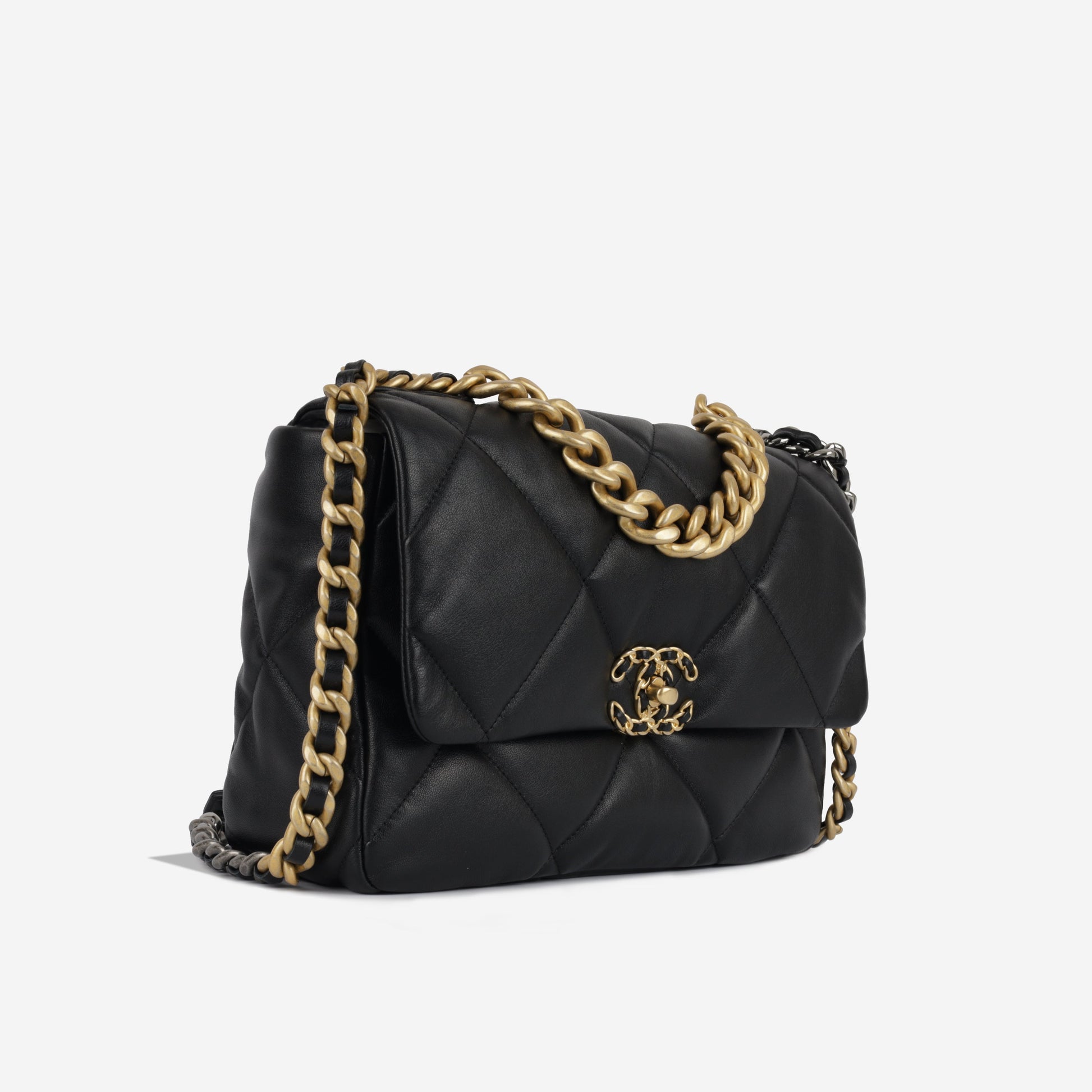 Chanel Chanel 19 Leather Black Shoulder Bag Rovelle Bags