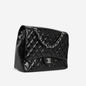 Chanel Maxi Classic Single Flap - Black Patent Rovelle Bags
