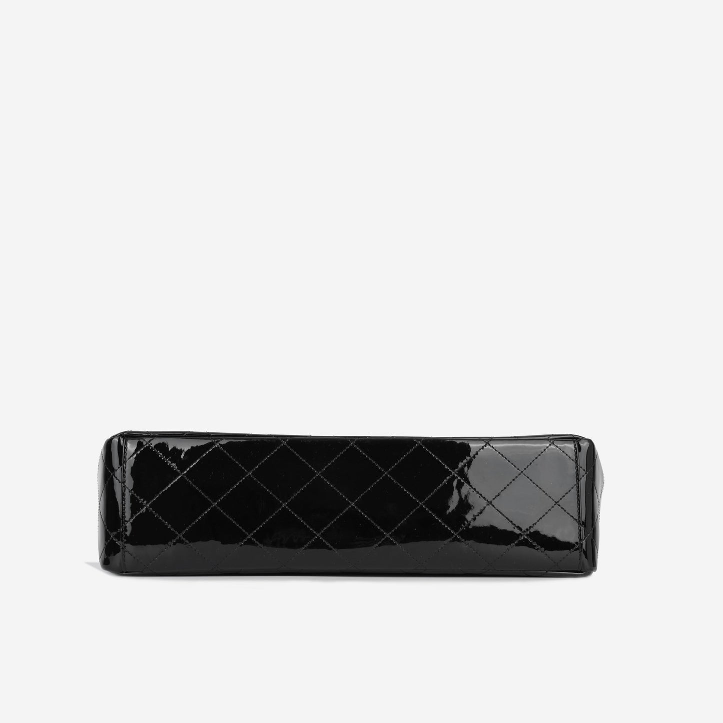 Chanel Maxi Classic Single Flap - Black Patent Rovelle Bags