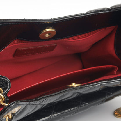 Chanel Medallion Calfskin Black Shoulder Bag Rovelle Bags