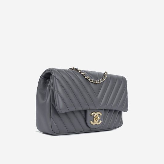 Chanel Small Classic Chevron Flap Rovelle Bags