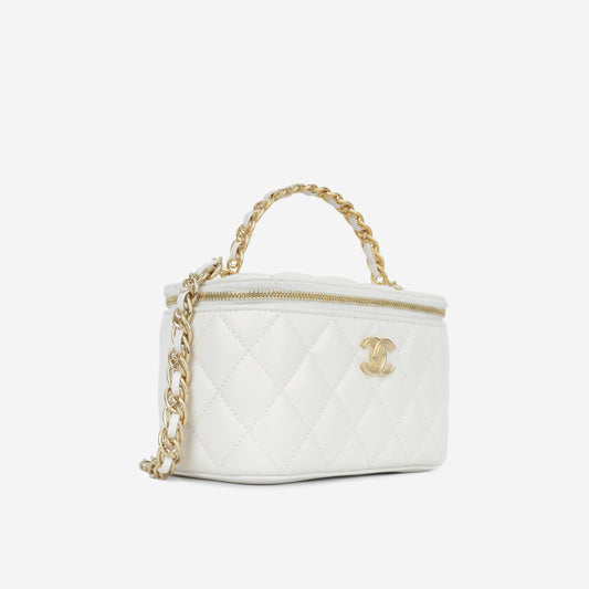 Chanel Small Top Handle Vanity Rovelle Bags
