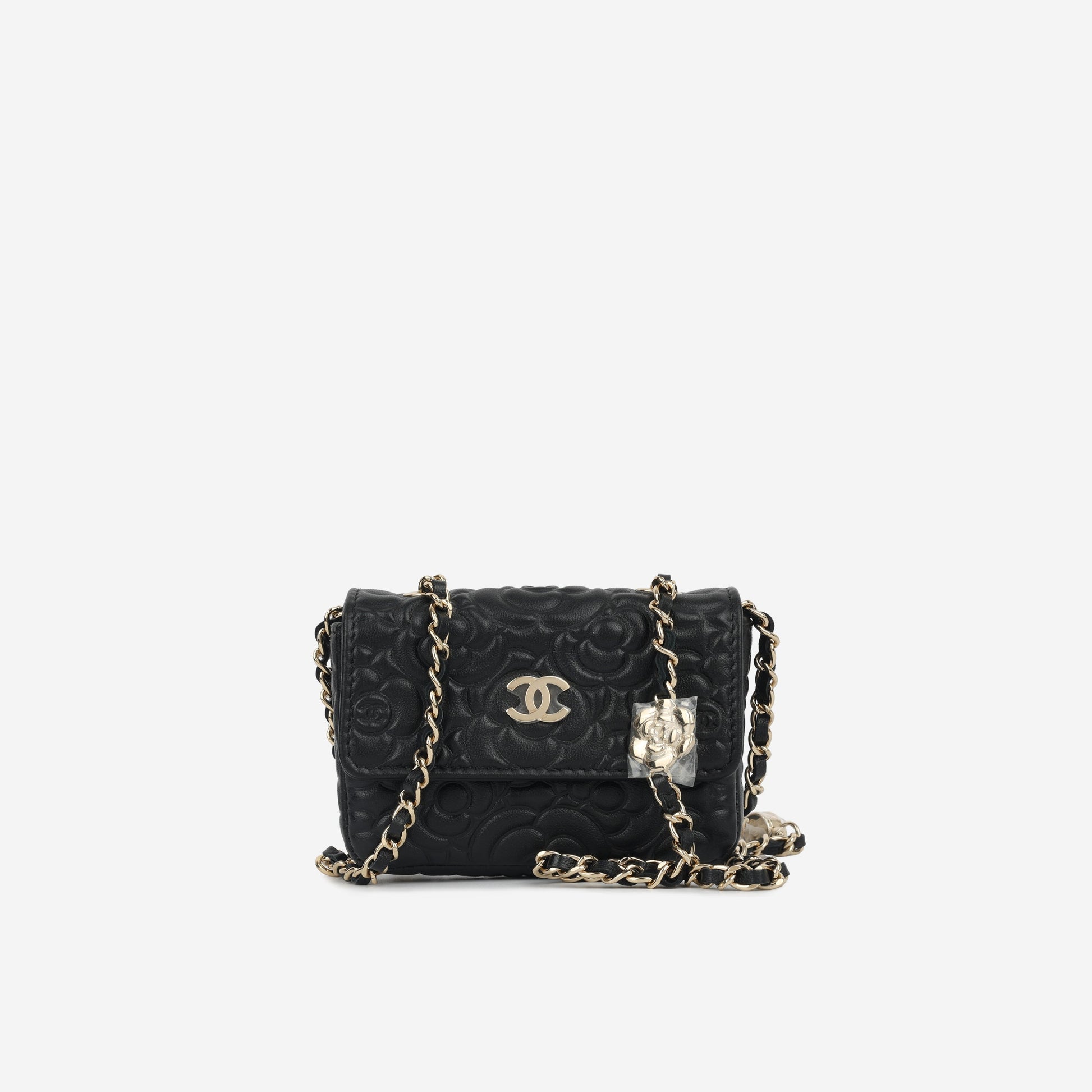 Chanel Luxury Lambskin Black Handbag Style 5 Rovelle Bags