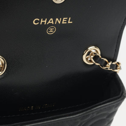 Chanel Luxury Lambskin Black Handbag Style 5 Rovelle Bags