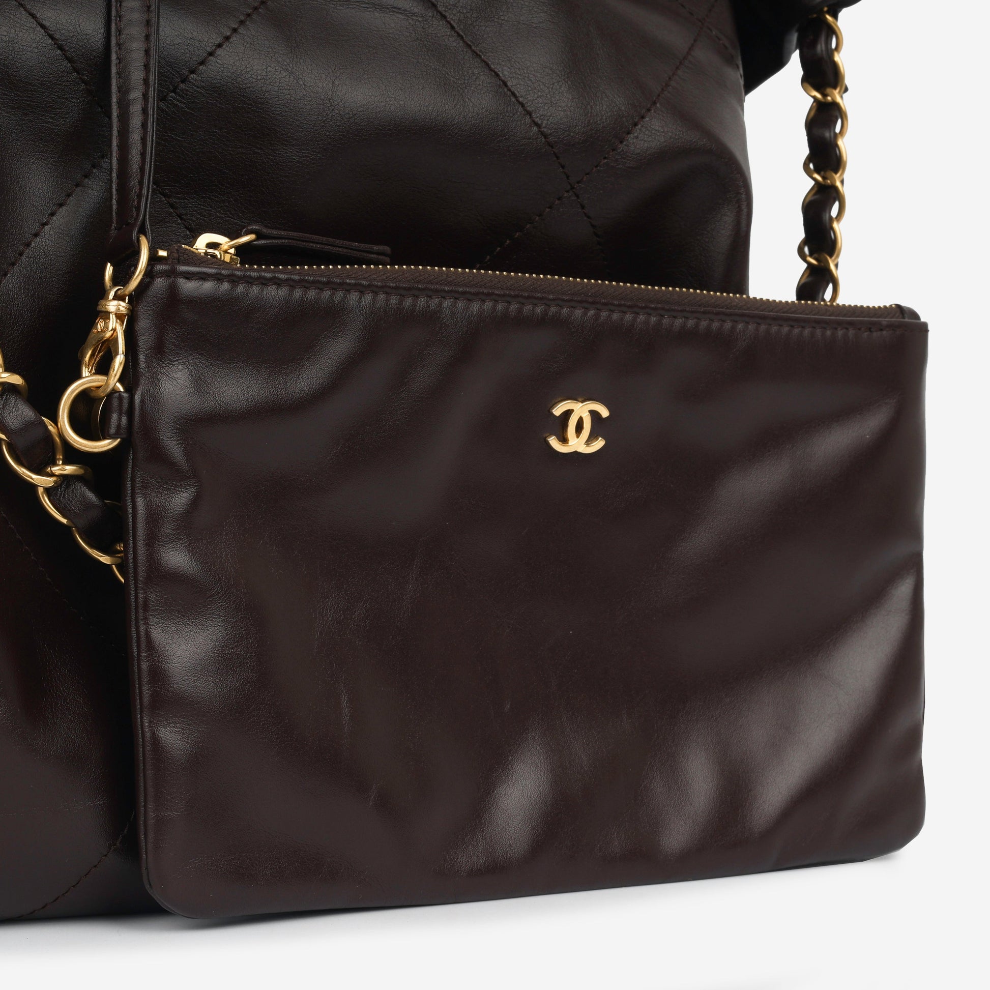Chanel Luxury Calfskin Gold Tote Bag Style 3 Rovelle Bags