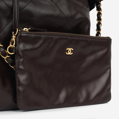 Chanel Luxury Calfskin Gold Tote Bag Style 3 Rovelle Bags