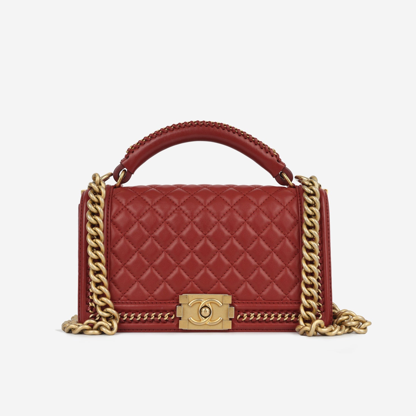 Chanel Medium Boy Bag Top Handle Rovelle Bags