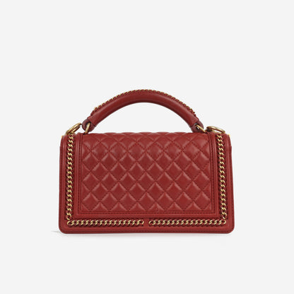 Chanel Medium Boy Bag Top Handle Rovelle Bags