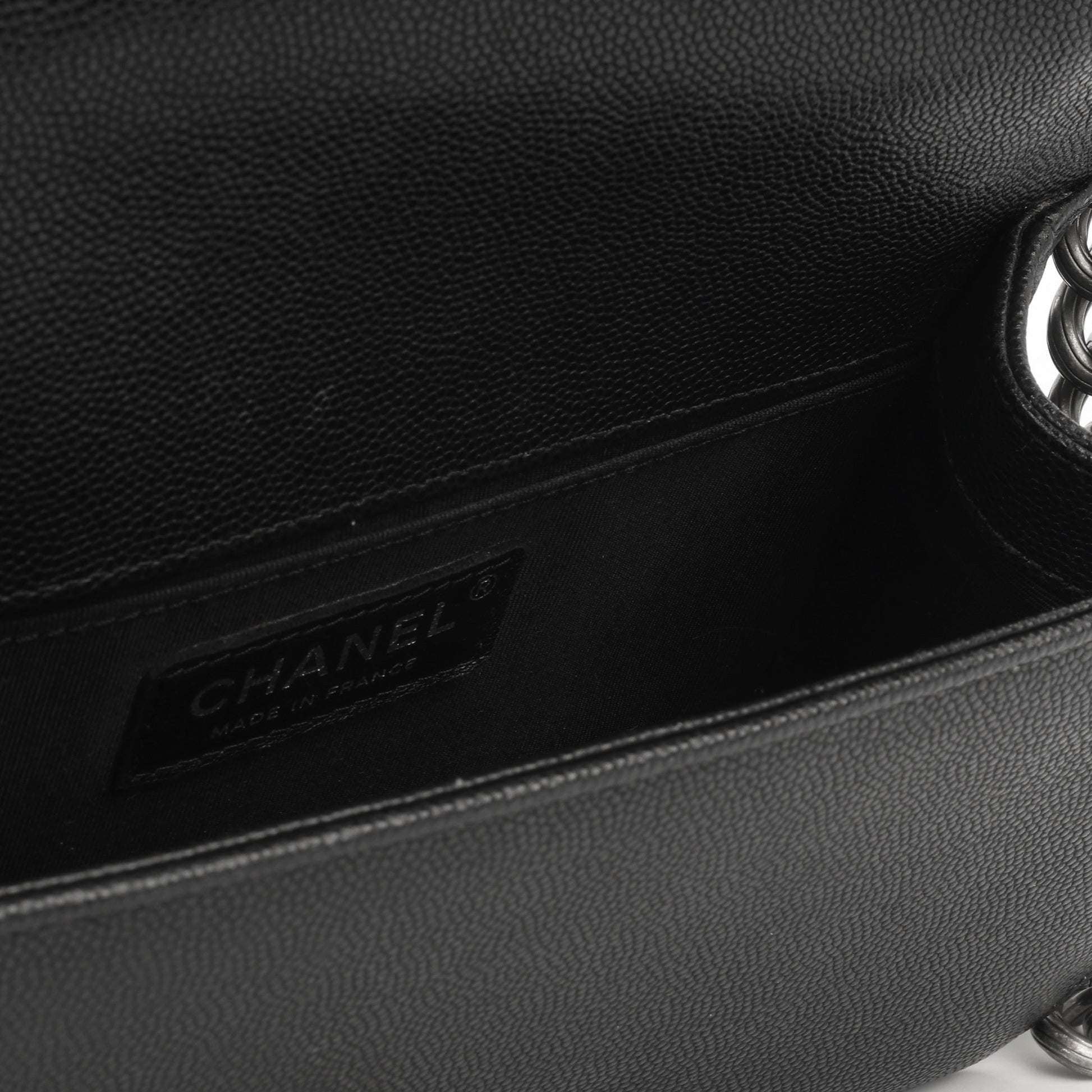 Chanel Boy Bag Lambskin Black Shoulder Bag Style 19 Rovelle Bags