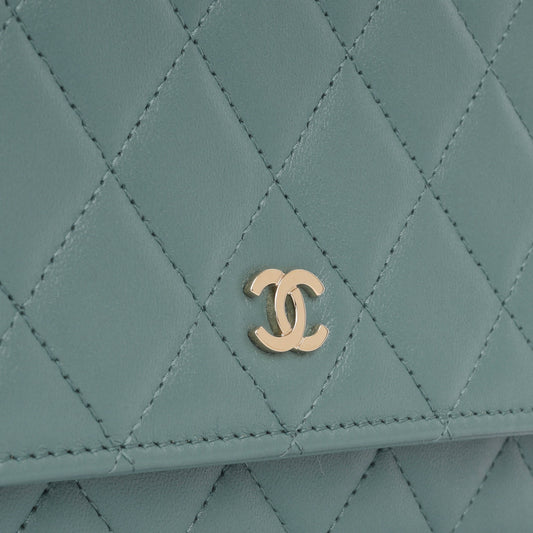 Chanel Wallet On Chain Lambskin Gold Crossbody Style 4 Rovelle Bags