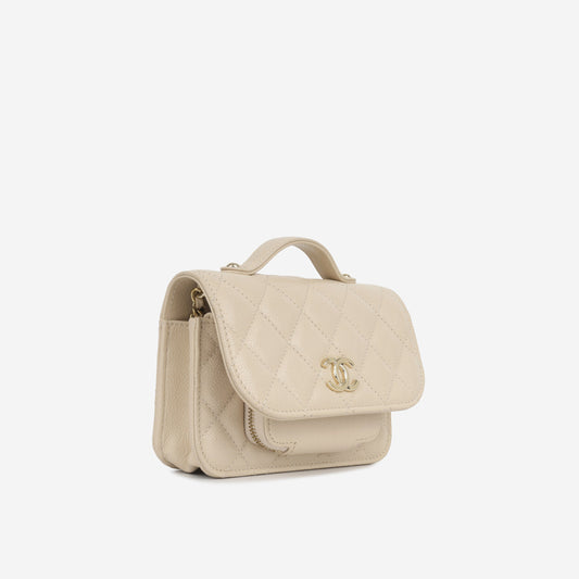 Chanel Mini Business Affinity Clutch On Chain Rovelle Bags